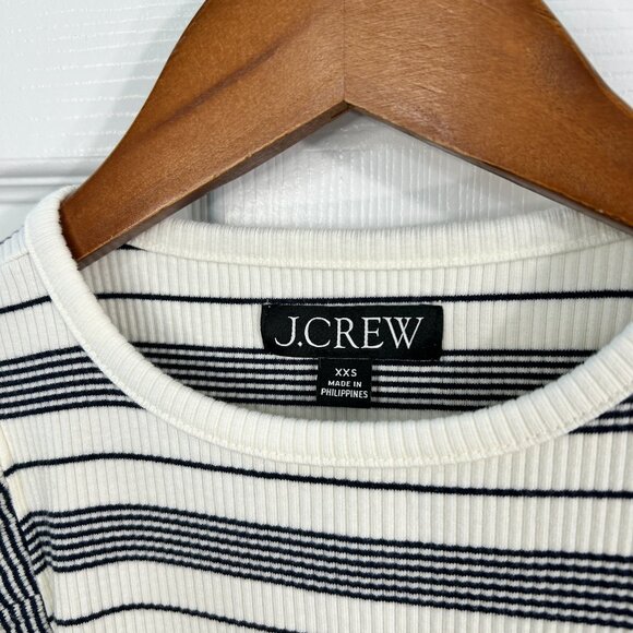 J. Crew Vintage rib ruffle boatneck tank top - Picture 2 of 4